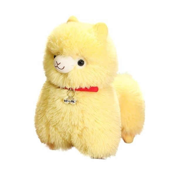 Leryveo Jouet de Lama dalpaga, Jouet en Peluche dalpaga en Peluche, Peluche Lama, Oreiller câlin en Peluche, Coussin Doux e