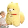 biteatey Jouet en Peluche dalpaga, Animal en Peluche dalpaga | Jouets Mignons de poupée en Peluche d’alpaga | Oreiller câli