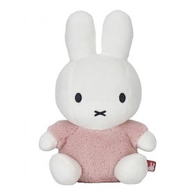 Pioupiou et Merveilles Miffy - Fluffy Rose - Peluche pour Enfant à partir de la Naissance - Toute Douce - Facilement nettoyab
