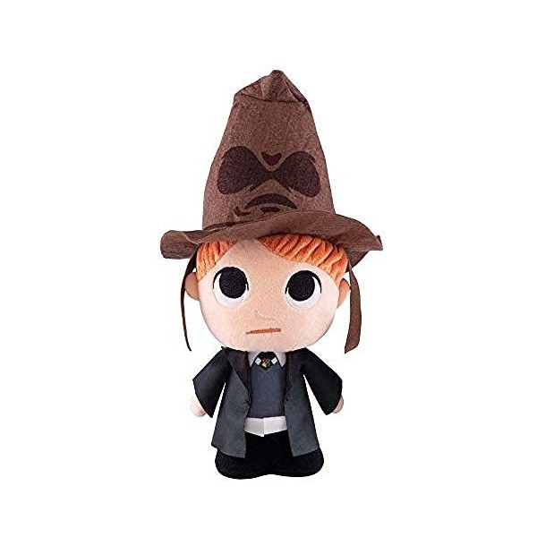 Funko Supercute Plushies: Harry Potter: Ron w/Sorting Hat Taille Unique Multicolore