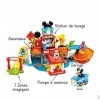 VTech - Tut Tut Bolides Disney, Le Magi-Garage Interactif de Mickey avec Voiture Pick-Up Magique de Mickey Mouse, Garage Voit