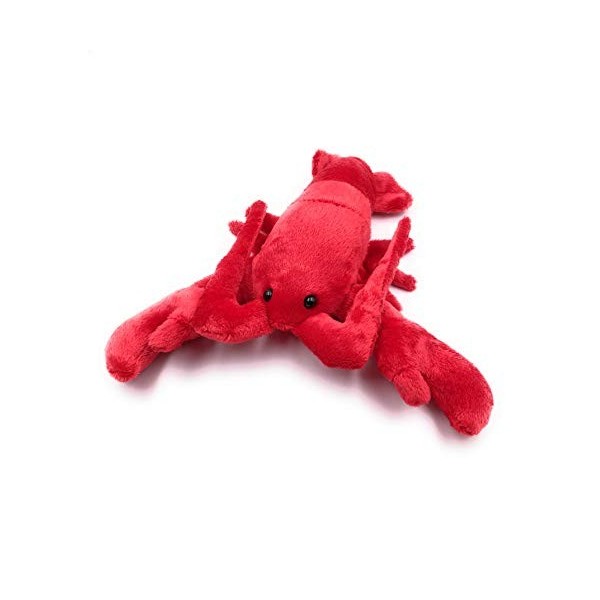 Onwomania Peluche Peluche Animal Homard Crabe Rouge à dix Pattes 20 cm