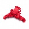 Onwomania Peluche Peluche Animal Homard Crabe Rouge à dix Pattes 20 cm