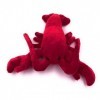 Onwomania Peluche Peluche Animal Homard Crabe Rouge à dix Pattes 20 cm