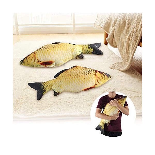 Doudou pour chat jouet poisson tout doux Simulation jeux chat