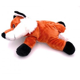 Onwomania Peluche Peluche Peluche Femelle prédateur Renard Longueur 22 cm Marron