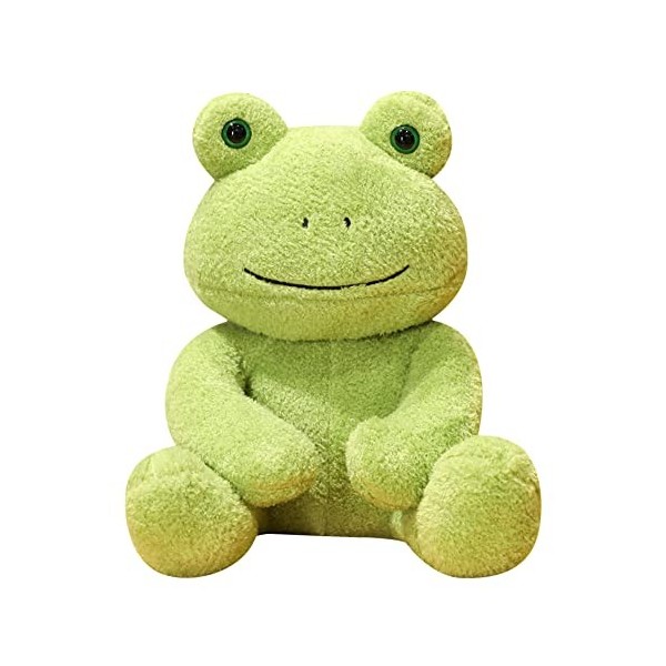 Peluche Grenouille, Facile à Nettoyer Jouet Doux éTreinte Oreiller Mignon Animal en Peluche Rainette Oreiller en Peluche Gren