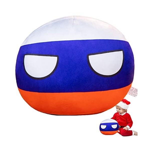 Rankey Poupée en Peluche Countryball | Ballon National en Peluche pour - Oreiller en Peluche pour la Maison, Peluches Mignonn