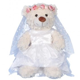 Robe de mariée – Costume dours en peluche 25,4 cm 