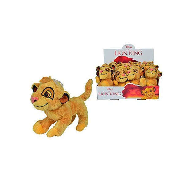 Disney - lionceau Simba du Roi Lion peluche, 17 cm, à partir de 0 mois
