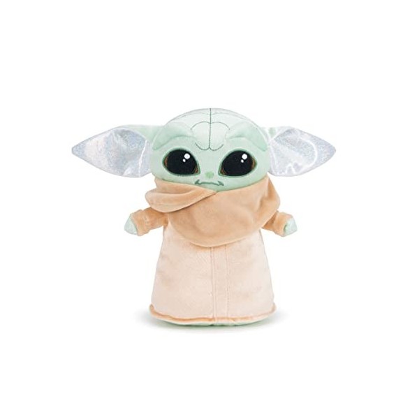 Disney - Mandalorian, Platinum Grogu, 25cm, câlin, Peluche, à partir de 0 Ans