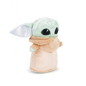 Disney - Mandalorian, Platinum Grogu, 25cm, câlin, Peluche, à partir de 0 Ans