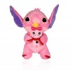 wiztex Peluche Stitch - Bleu - Doudou doux et amusant - Peluche Disney pour adolescents et fans de jeux rose 