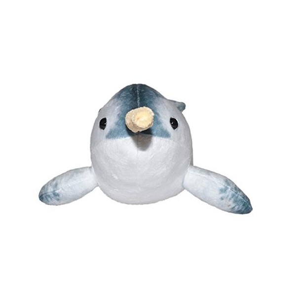 Wild Republic Living Ocean Mini Narval, 30 cm, Idée Cadeau pour Enfants, Animal en Peluche, Peluche Écologique, Rembourrage e