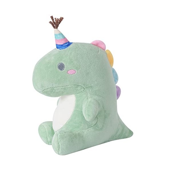 Anboor Dinosaure en Peluche Dino Peluche Grand Oreiller XXL Poupée en Peluche Dinosaure Oreiller Anniversaire Cadeaux de Noël