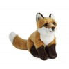 Peluche Living Nature - Renard Assis 15 cm 