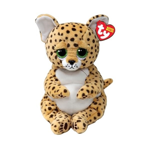 Ty Beanie Bellies - Lloyd Le guépard avec Les Yeux Bleus Scintillants, Les Animaux en Peluche avec Le Ventre Doux Originaux 3