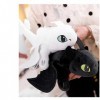 2 PCS / Set Comment Faire pour Que Votre Jouet Mou 3 Dragon sans Dents Light & Night Fury comporte Une Peluche pour Enfants d