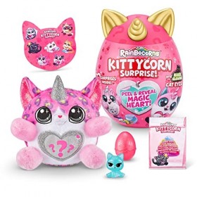 ZURU - RAINBOCORNS - KITTYCORN Surprise - Oeuf Surprise Peluche Chaton - Peluche à Collectionner - 9259SQ1
