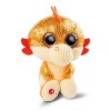 NICI The Original-Glubschis Dragon Yo 15 cm-Peluches Grands Yeux Scintillants-Doudou Duveteux pour Jouer et à câliner, Orange