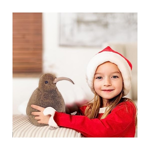 Joyivike Jouets en Peluche Kiwi Bird | Poupée en Peluche Kiwi Bird | Peluche en Peluche Portable en Peluche pour Chambres d,