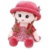 Poupée de Chiffon Doux - 13,8" Peluche Princesse poupée poupée de Chiffon avec Chapeau Amovible et Robe Peluche bébé Jouet