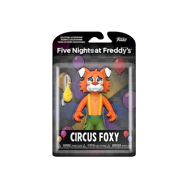 Funko Action Figure: Five Nights at Freddys FNAF SB - Circus Foxy - Jouet à Collectionner - Idée de Cadeau - Produits Offi