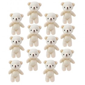 ABOOFAN 12 Pièces Mini Ours en Peluche Jouets Poupées Ours Miniatures Petit Animal en Peluche Ours Ours Doux Porte-Clés Pende