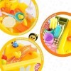 Ensemble de Jouets de Cuisine avec Robinet de Travail Forme de Canard Mignon Jeu de pêche Évier pour Enfants Ensemble de Joue