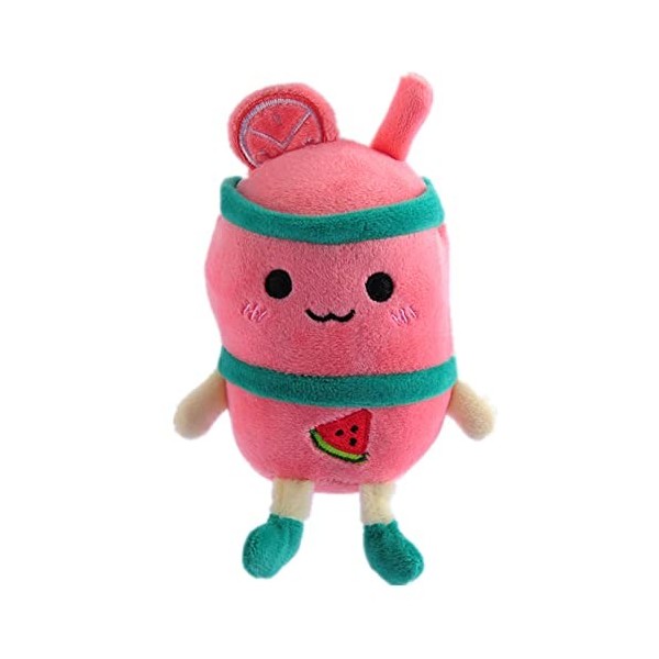 Bubble Tea en Peluche,Mini Porte-clés en Peluche bubble tea cup Thé au lait Forme en Peluche doudou Jouet Cadeau danniversair