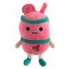 Bubble Tea en Peluche,Mini Porte-clés en Peluche bubble tea cup Thé au lait Forme en Peluche doudou Jouet Cadeau danniversair