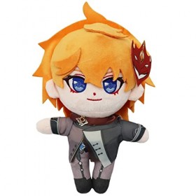 Waslary Peluche Tartaglia 20 cm Plush Accessoires de Cosplay décoration pour Les Fans de Noël, Anniversaire, Festival, Vacanc