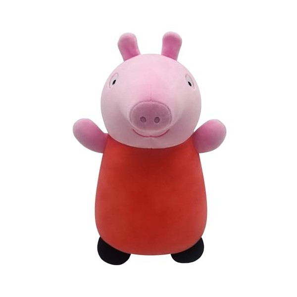 Squishmallows SQPP00004 – Peppa Pig HugMees, Peluche Officielle Kelly Toys, Peluche Super Douce