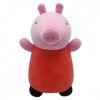 Squishmallows SQPP00004 – Peppa Pig HugMees, Peluche Officielle Kelly Toys, Peluche Super Douce