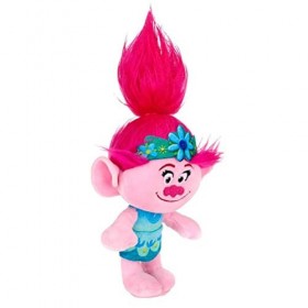 Posh Paws Trolls World Tour de la Reine Poppy 7" Jouet en Peluche
