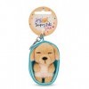 NICI- Porte-clés Chien Sleeping Pets caramecaramel 8cm, 48835, Brun