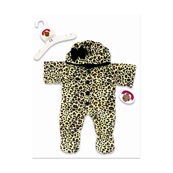 Build Your Bears Wardrobe Teddy Bear Vêtements pour Ours en Peluche Motif léopard