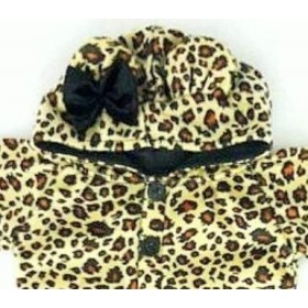 Build Your Bears Wardrobe Teddy Bear Vêtements pour Ours en Peluche Motif léopard