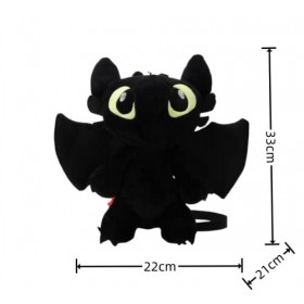 LAARNT Cartoon Kawaii Dragon Sac En Peluche, Dragon Animal De Dessin Animé PoupéE Douce, Sac De Poitrine Porte-Monnaie Sac De