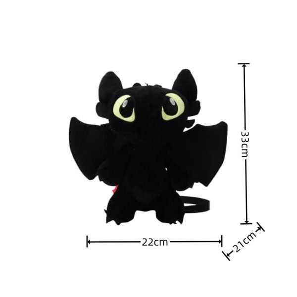 LAARNT Cartoon Kawaii Dragon Sac En Peluche, Dragon Animal De Dessin Animé PoupéE Douce, Sac De Poitrine Porte-Monnaie Sac De