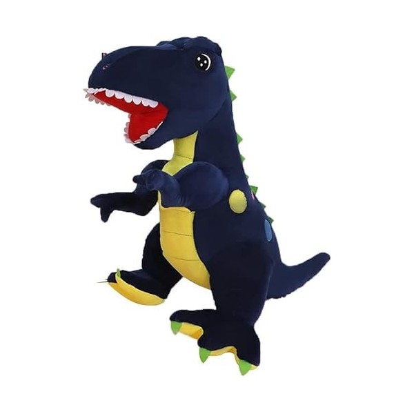 elemhome Jouets en peluche T-Rex en forme de dinosaure en peluche douce - Jouets en peluche - Animaux de dessin animé - Tyran