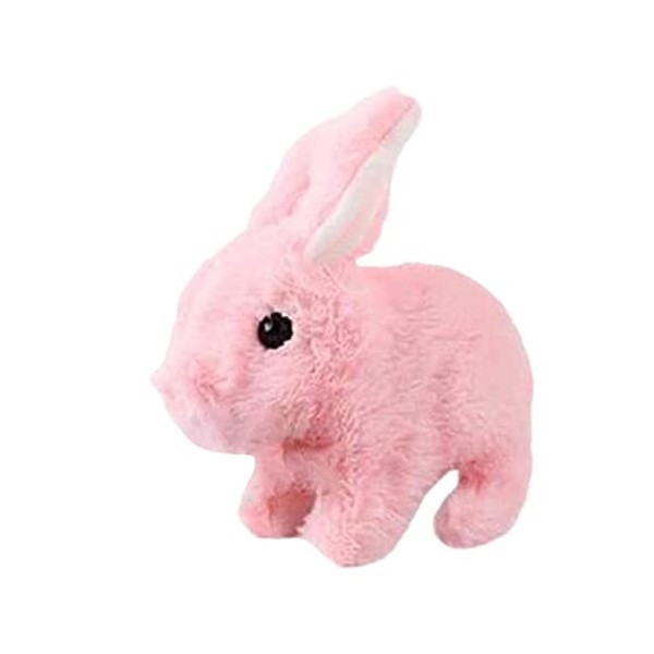 Firulab Peluche Lapin Jouets Interactifs Les Lapins Peuvent Marcher Et Parler, 2023 Pâques Lapin Lapin en Peluche Jouets Éduc