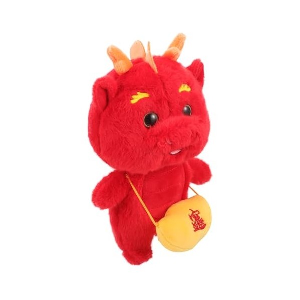 ERINGOGO Année du Dragon en Peluche Jouet Zodiaque Animal Poupée en Peluche Dragon Poupée Animaux en Peluche Dragon Poupée Dé