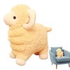 Lambo Animal en Peluche dagneau, Chèvre en Peluche Jouets dagneau Animaux en Peluche Moutons Kawaii Doux Agneau Épais Rempl