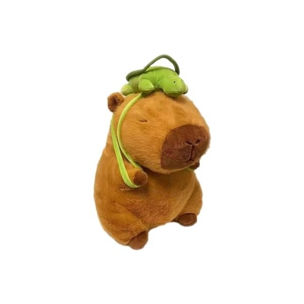 23CM Jouet en Peluche Capybara, Poupée en Peluche Simulation Capybara, Capybara Animaux en Peluche Réaliste, Oreiller en Pelu