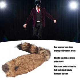 Tricks Spring Raccoon, Kits Magiques Accessoires Peluche Douce Stage Performance Animal Props Métal Haute Simulation Tricks S