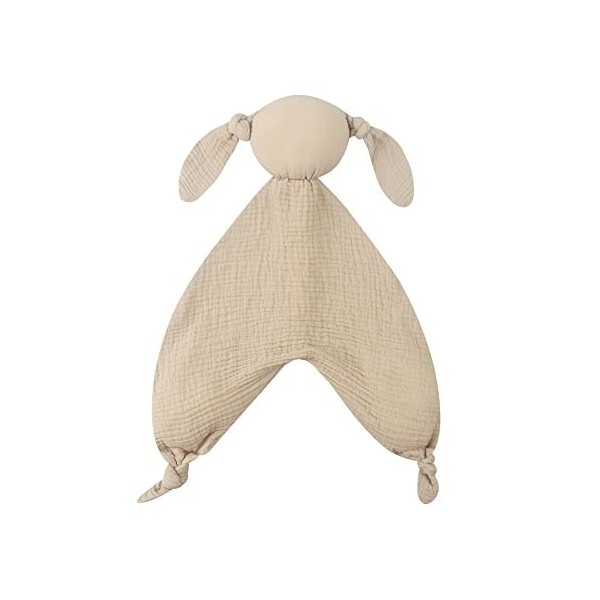 URFEDA Peluche Doudou Lapin, Jouet Poupée Lapin en Forme de Nouveau Apaisante Jouet de Serviette Apaiser Peluche Peluche Doud