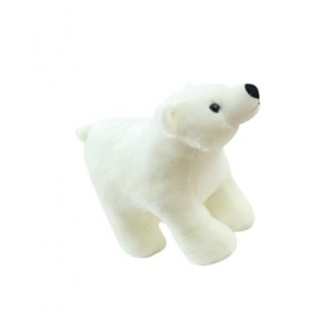 Toyvian Poupée en Peluche Cadeaux De Noël Décorations De Canapé Ours Polaire Blanc 1 Pièce pour Fille