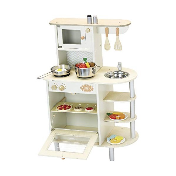 deAO Jeu de Cuisine pour Enfants,48 Jouets de Cuisine pour Faire