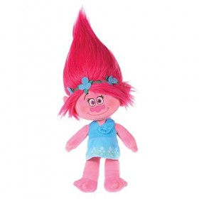 Dreamworks Poupée peluche originale du film d’animation « Les Trolls », en velours extra doux, de 28&nbsp;cm